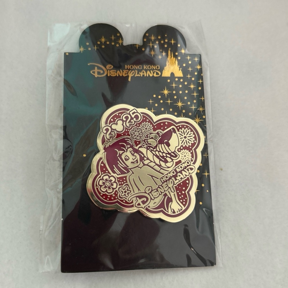 Disney Pin HKDL Chinese Lunar New Year 2025 Year of the Snake Mowgli and Kaa